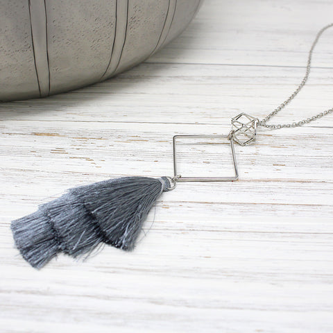 Hex Tassel Necklace